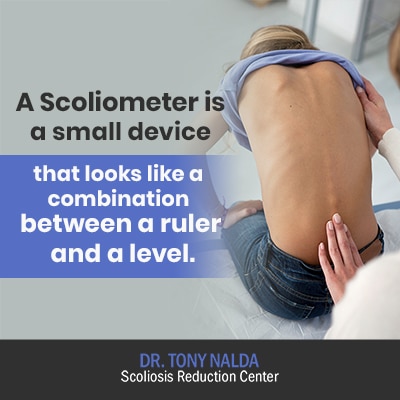 a scoliometer is a small 400
