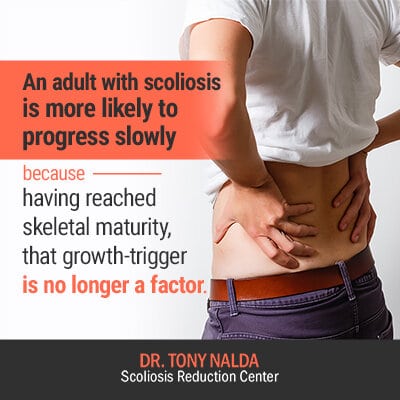 an adults with scoliosis is