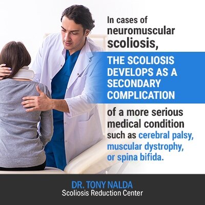 in cases of neuromuscular scoliosis