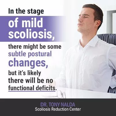 in the stage of mild scoliosis 400 in the stage of mild scoliosis