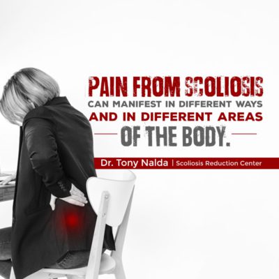 pain from scoliosis can manifest