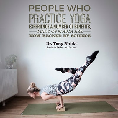 people who practice yoga small