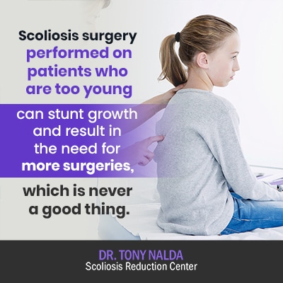scoliosis surgery performed on patients 400
