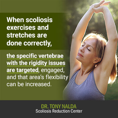 when scolisois exercises and stretches