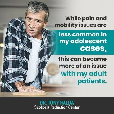 while pain and mobility issues are 400 while pain and mobility issues are