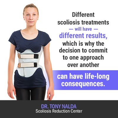 different scoliosis treatments will have 400