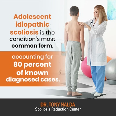 adolescent idiopathic scoliosis is the 400