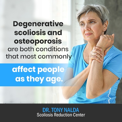 degenerative scoliosis and osteoporosis and 400