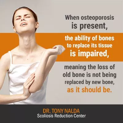 when osteoporosis is present the 400