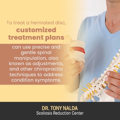 to treat a herniated disc customized 400