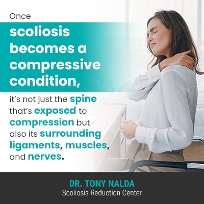 once scoliosis becomes a compressive 400