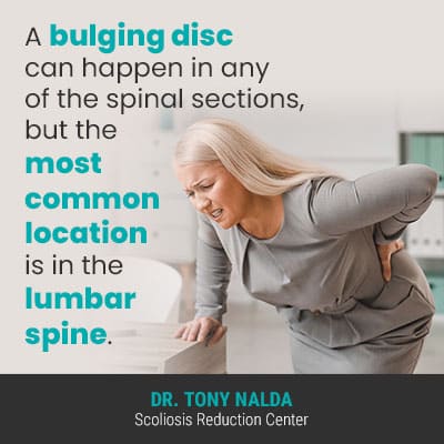 a bulging disc can happen 400