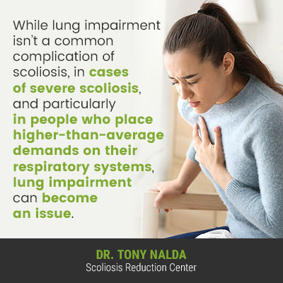 while lung impairment isnt 400