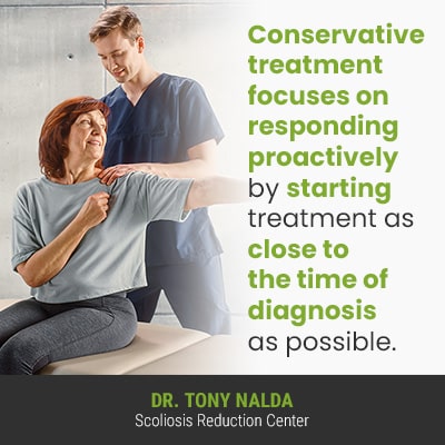 Conservative treatment focuses on responding 400