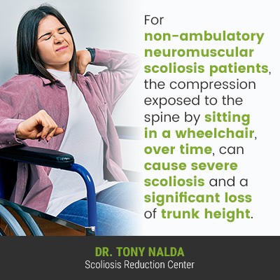 For non ambulatory neuromuscular scoliosis 400