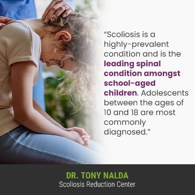 Scoliosis is a highly prevalent 400