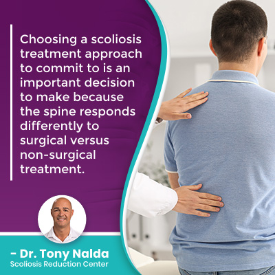 Choosing a scoliosis treatment 
