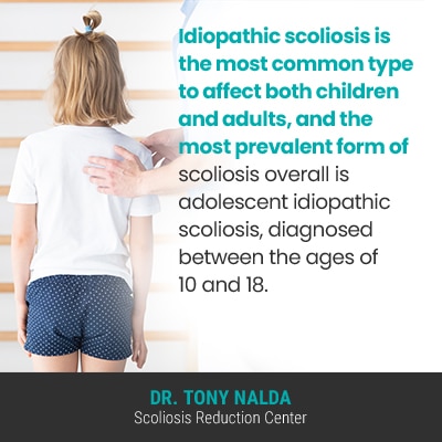 idiopathic scoliosis is the most 400