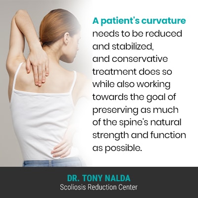 a patients curvature needs 400