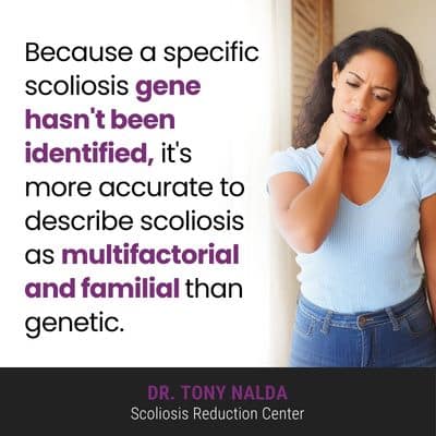 Because a specific scoliosis gene hasnt