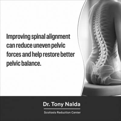 As the spine's position is improved 400 A visual representation of the quote from the text starting with “As the spine's position is improved"
