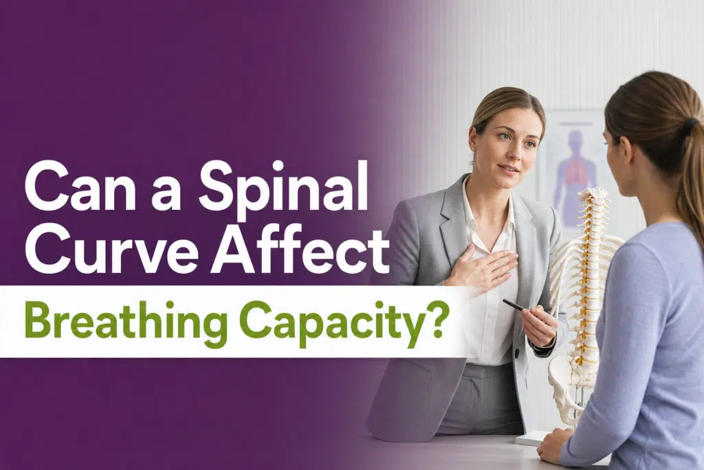 A featured image post for the blog titled: “Can a Spinal Curve Affect Breathing Capacity"