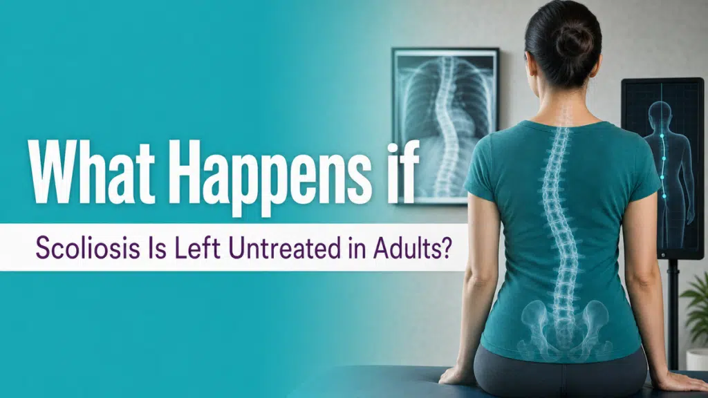 A featured image post for the blog titled: “What Happens if Scoliosis Is Left Untreated in Adults"
