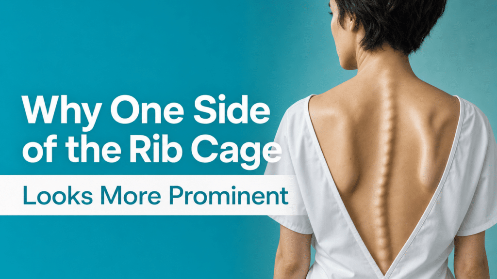 A featured image post for the blog titled: “Why One Side of the Rib Cage Looks More Prominent"