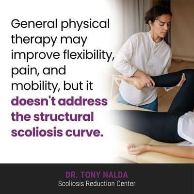 General physical therapy can help 400 A visual representation of the quote from the text starting with “General physical therapy can help"